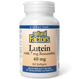 Natural Factors Lutein 40 mg, 60 Softgels | 每天不同折扣, 全网最低价格 | 种类齐全的保健品店铺 VITASHOP, 只有你想不到, 没有你买不到 !