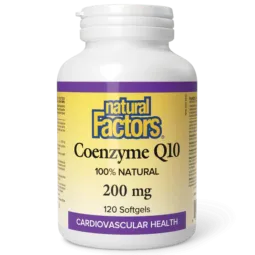 Natural Factors 내추럴 팩터스 코엔자임 Q10 100% 천연 200mg, 소프트젤 120정 | 매일 업데이트되는 특가 상품 | VITASHOP
