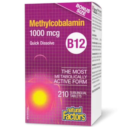 B12 Methylcobalamin 1000 mcg, 210 Sublingual Tablets | Safest & Easiest Shopping Vitamins Online | VITASHOP