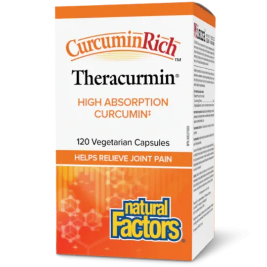 Natural Factors 내추럴 팩터스 CurcuminRich Theracurmin, 식물성 캡슐 120정 | 매일 업데이트되는 특가 상품 | VITASHOP