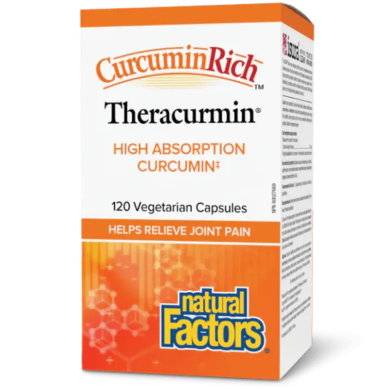 Natural Factors CurcuminRich Theracurmin, 120 Vegetarian Capsules | Unbeatable Prices, Daily Deals | VITASHOP