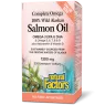 OmegaFactors Complete Omega 100% Wild Alaskan Salmon Oil 1300 mg, 220 Enteripure Softgels | Safest & Easiest Shopping Vitamins O