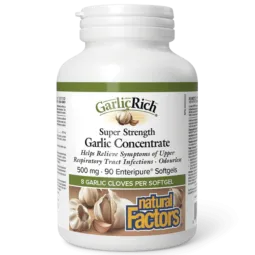 GarlicRich Super Strength Concentré d’ail 500 mg | Safest & Easiest Shopping Vitamins Online | VITASHOP