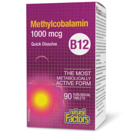 B12 Méthylcobalamine 1000 mcg | Safest & Easiest Shopping Vitamins Online | VITASHOP