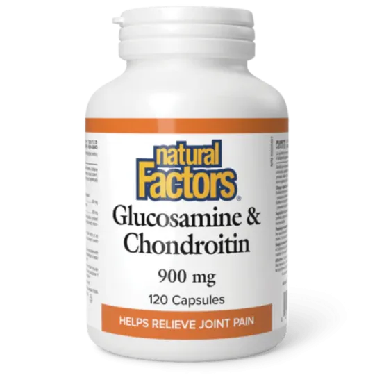 Natural Factors Glucosamine & Chondroitin 900 mg, 120 Capsules | Unbeatable Prices, Daily Deals | VITASHOP