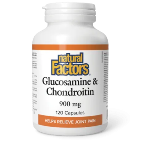 Natural Factors Glucosamine & Chondroitin 900 mg, 120 Capsules | Unbeatable Prices, Daily Deals | VITASHOP
