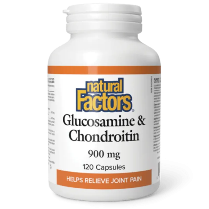 Natural Factors Glucosamine & Chondroitin 900 mg, 120 Capsules | Unbeatable Prices, Daily Deals | VITASHOP