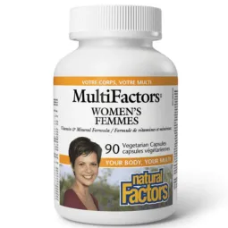 Natural Factors Women's MultiFactors, 90 Vegetarian Capsules | 每天不同折扣, 全网最低价格 | 种类齐全的保健品店铺 VITASHOP, 只有你想不到, 没有你买不到 !