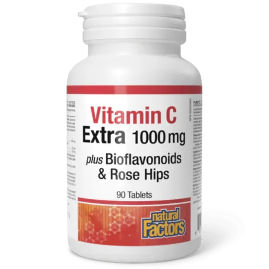 Vitamine C 1000 mg Plus Bioflavonoïdes & Églantiers | Safest & Easiest Shopping Vitamins Online | VITASHOP