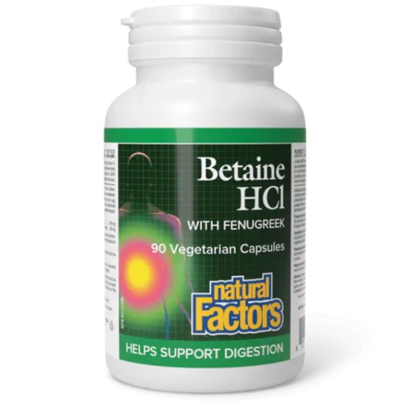 Chlorhydrate de bétaïne au fenugrec | Safest & Easiest Shopping Vitamins Online | VITASHOP