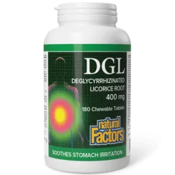 DGL Deglycyrrhizinated Licorice Root 400 mg, 180 Chewable Tablets | Safest & Easiest Shopping Vitamins Online | VITASHOP