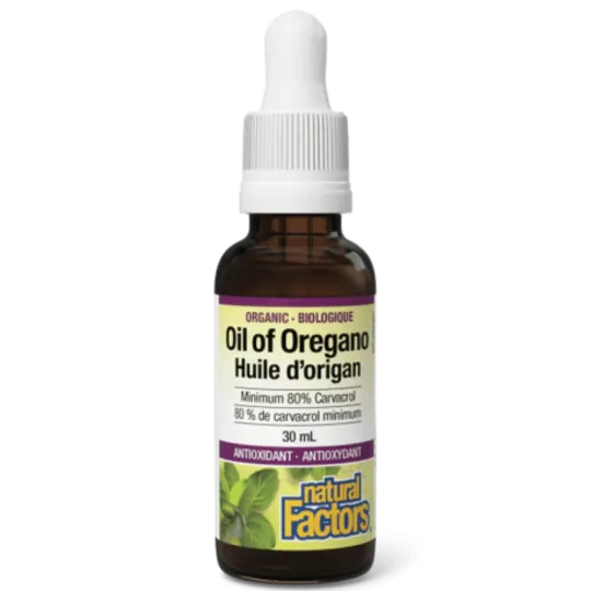 Natural Factors Organic Oil of Oregano, 30 mL | 每天不同折扣, 全网最低价格 | 种类齐全的保健品店铺 VITASHOP, 只有你想不到, 没有你买不到 !