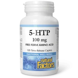 Natural Factors 내추럴 팩터스 5-HTP 100 mg, 120 시간 방출 캐플릿 | 매일 업데이트되는 특가 상품 | VITASHOP