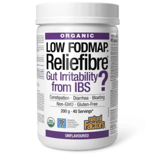 Natural Factors Organic Reliefibre Unflavoured, 200 g | Unbeatable Prices, Daily Deals | VITASHOP