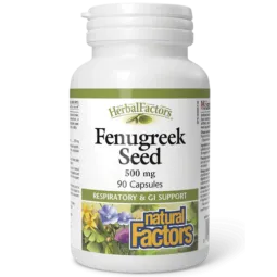 HerbalFactors Graines de fenugrec, 90 gélules | Safest & Easiest Shopping Vitamins Online | VITASHOP