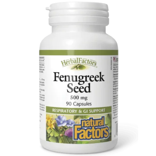 HerbalFactors Graines de fenugrec, 90 gélules | Safest & Easiest Shopping Vitamins Online | VITASHOP