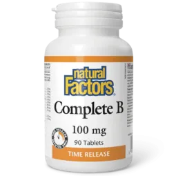 Natural Factors Complete B 100 mg Timed Release, 90 Tablets | Unbeatable Prices, Daily Deals | VITASHOP