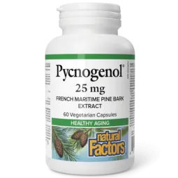 Pycnogenol 25 mg, 60 Capsules Végétariennes | Safest & Easiest Shopping Vitamins Online | VITASHOP