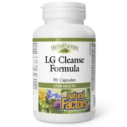 Natural Factors 내추럴 팩터스 HerbalFactors LG 클렌징 포뮬러, 90 캡슐 | 매일 업데이트되는 특가 상품 | VITASHOP