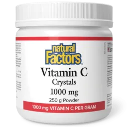 Natural Factors Vitamin C Crystals 1000 mg, 250 g | Unbeatable Prices, Daily Deals | VITASHOP