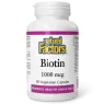 Natural Factors 내추럴 팩터스 비오틴 1000mcg, 식물성 캡슐 90정 | 매일 업데이트되는 특가 상품 | VITASHOP