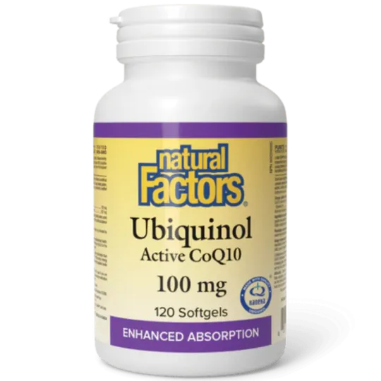 Ubiquinol Active CoQ10 100 mg, 120 Softgels | Safest & Easiest Shopping Vitamins Online | VITASHOP