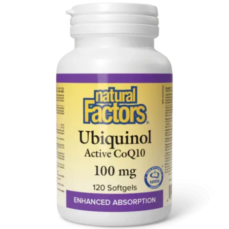 Natural Factors 泛醇活性 CoQ10 100 毫克, 120 粒软胶囊 | 每天不同折扣, 全网最低价格 | 种类齐全的保健品店铺 VITASHOP, 只有你想不到, 没有你买不到 !