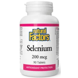 Natural Factors Selenium 200 mcg, 90 Tablets | Unbeatable Prices, Daily Deals | VITASHOP