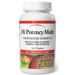 Natural Factors Hi Potency Multi Vegetarian Formula, 180 Tablets | Unbeatable Prices, Daily Deals | VITASHOP