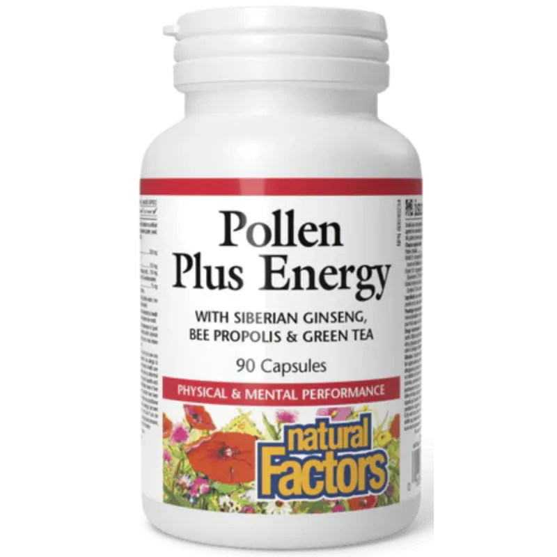 Pollen Plus Energy, 90 gélules | Safest & Easiest Shopping Vitamins Online | VITASHOP