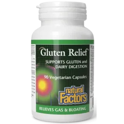 Natural Factors 내추럴 팩터스 글루텐 릴리프, 식물성 캡슐 90정 | 매일 업데이트되는 특가 상품 | VITASHOP