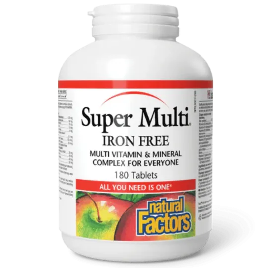 Super Multi Iron Free, 180 Tablets | Safest & Easiest Shopping Vitamins Online | VITASHOP