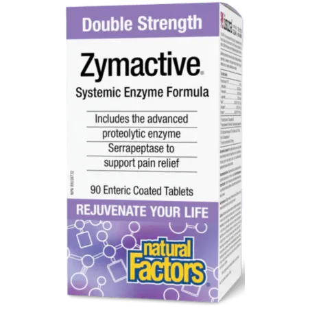 Zymactive Double Strength, 90 comprimés à enrobage entérique | Safest & Easiest Shopping Vitamins Online | VITASHOP