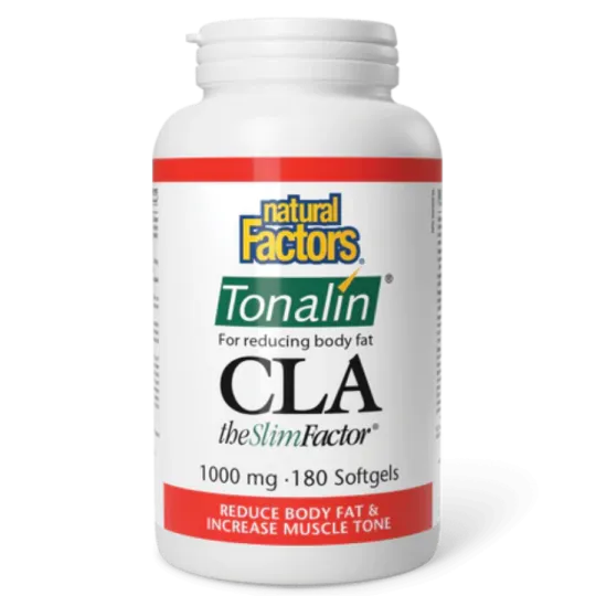 Natural Factors CLA Tonalin TheSlimFactor 1000 mg, 180 Softgels | Unbeatable Prices, Daily Deals | VITASHOP