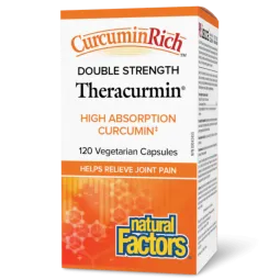 Natural Factors CurcuminRich Theracurmin 双倍强度, 120粒素食胶囊 | 无与伦比的价格，每日优惠 | VITASHOP