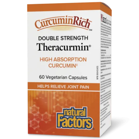 Natural Factors CurcuminRich Theracurmin Double Strength, 60 Vegetarian Capsules | 每天不同折扣, 全网最低价格 | 种类齐全的保健品店铺 VITASHOP, 只有你想不到,