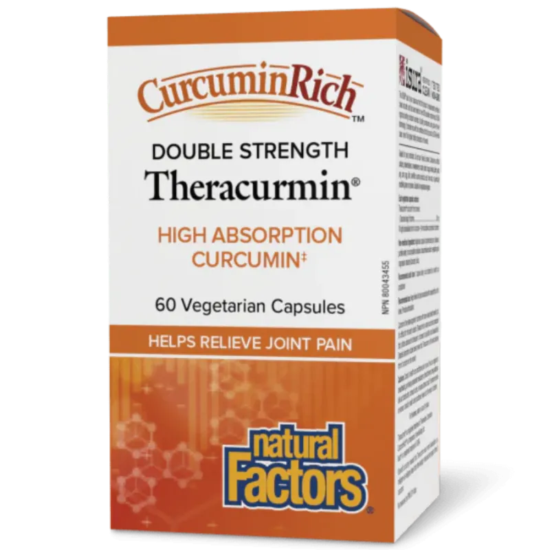 Natural Factors CurcuminRich Theracurmin Double Strength, 60 Vegetarian Capsules | 每天不同折扣, 全网最低价格 | 种类齐全的保健品店铺 VITASHOP, 只有你想不到,