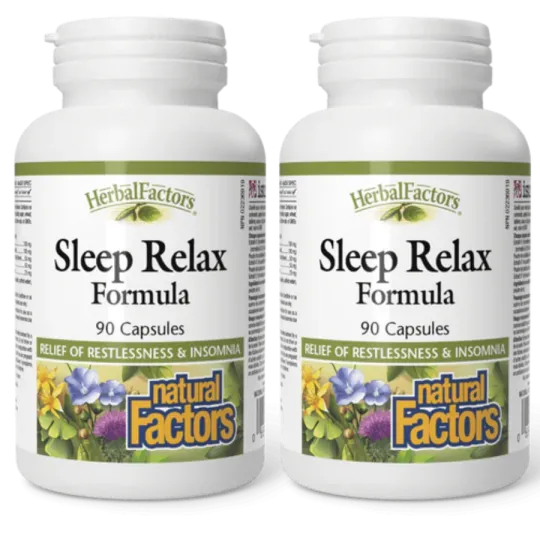 HerbalFactors Sleep Relax Formule, 90 Capsules | Safest & Easiest Shopping Vitamins Online | VITASHOP