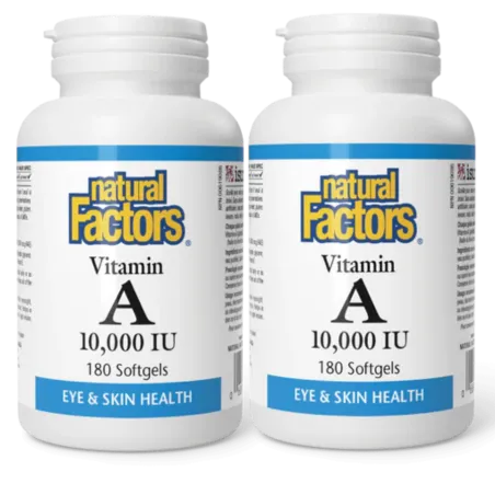 Vitamin A 10000 IU, 180 Softgels | Safest & Easiest Shopping Vitamins Online | VITASHOP