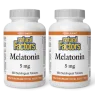 Natural Factors [2 for Deal] 내추럴 팩터스 멜라토닌 5mg 페퍼민트, 설하정 180정 | 매일 업데이트되는 특가 상품 | VITASHOP