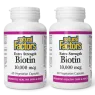 Biotine 10000 mcg Extra Strength, 60 Capsules Végétariennes | Safest & Easiest Shopping Vitamins Online | VITASHOP