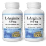 Natural Factors L-Arginine 500 mg, 90 Vegetarian Capsules | Unbeatable Prices, Daily Deals | VITASHOP