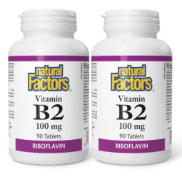 Vitamine B2 100 mg, 90 comprimés | Safest & Easiest Shopping Vitamins Online | VITASHOP