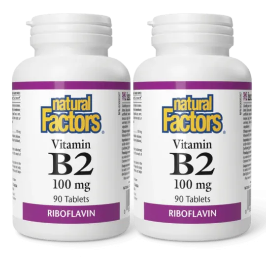Vitamine B2 100 mg, 90 comprimés | Safest & Easiest Shopping Vitamins Online | VITASHOP