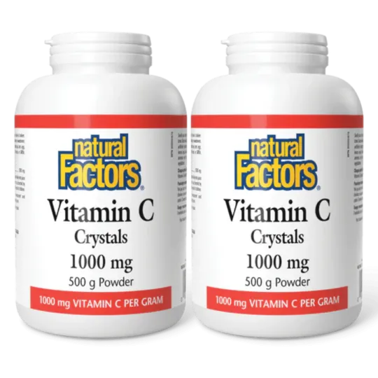 Natural Factors [2 for Deal] 维生素 C 晶体 1000 毫克 500 克 | 每天不同折扣, 全网最低价格 | 种类齐全的保健品店铺 VITASHOP, 只有你想不到, 没有你买不到 !