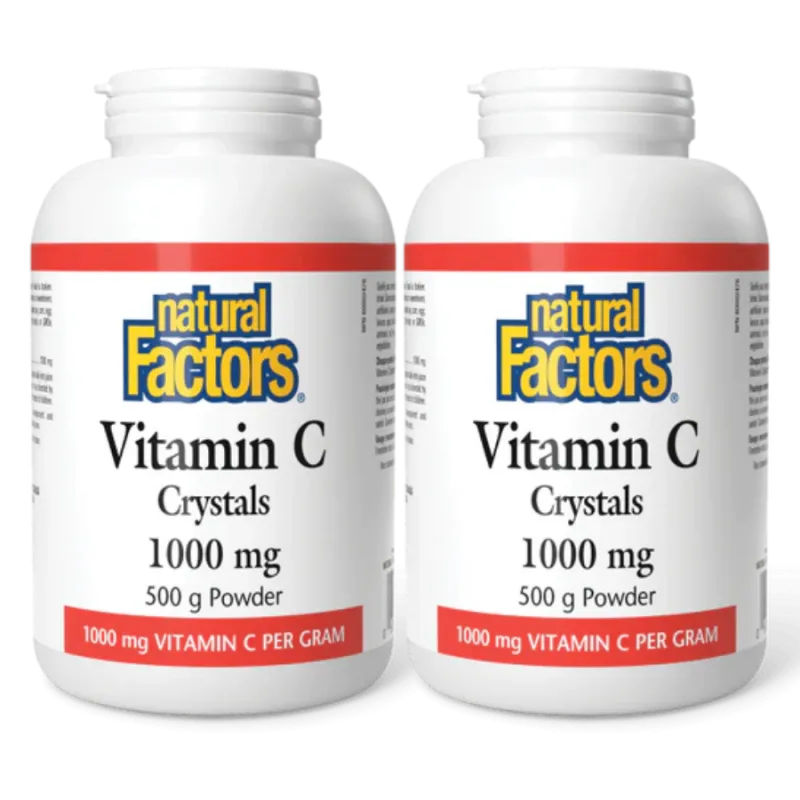 Vitamin C Crystals 1000 mg, 500 g | Safest & Easiest Shopping Vitamins Online | VITASHOP
