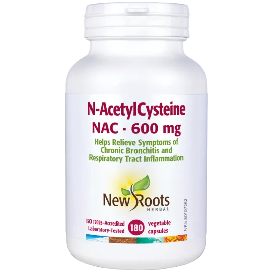 New Roots 뉴 루츠 N-아세틸시스테인 600mg 항산화제 180캡슐 | 매일 업데이트되는 특가 상품 | VITASHOP