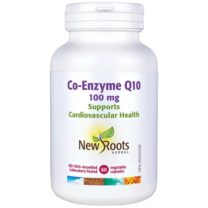 New Roots Co-Enzyme Q10 100 mg 60 Capsules | 每天不同折扣, 全网最低价格 | 种类齐全的保健品店铺 VITASHOP, 只有你想不到, 没有你买不到 !