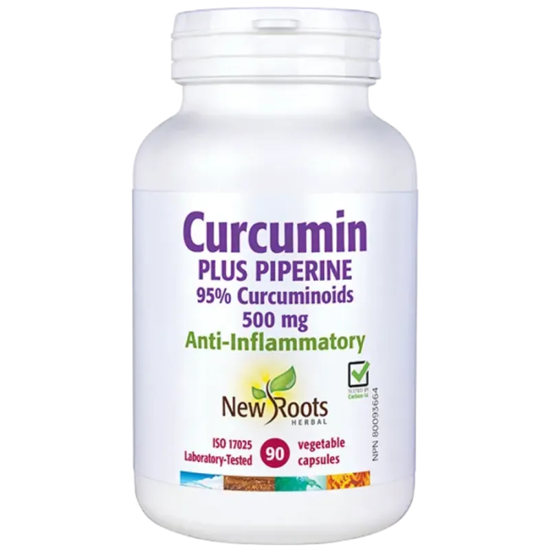 New Roots Curcumin Plus Piperine 500 mg 90 Capsules | Unbeatable Prices, Daily Deals | VITASHOP