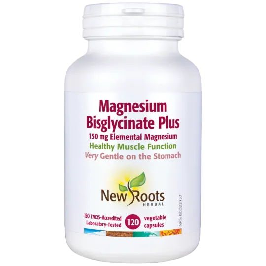 New Roots Magnesium Bisglycinate Plus 150 mg 120 Capsules | 每天不同折扣, 全网最低价格 | 种类齐全的保健品店铺 VITASHOP, 只有你想不到, 没有你买不到 !